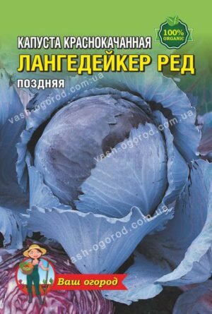 Насіння Капуста червоноголова Лангендейкер Ред ( 1,5 г.)