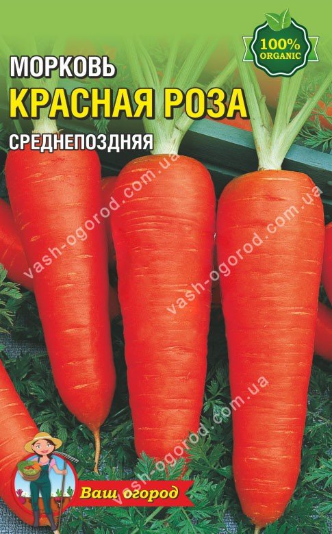 Насіння Морква Червона троянда (5 г.)