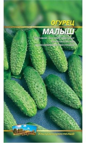 Насіння Огірок Малюк кущовий F1 (малий)