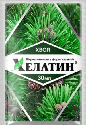 Добриво Хелатин Хвоя 30 мл.